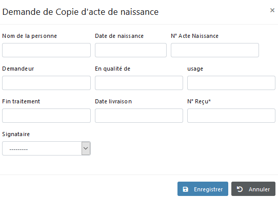Demande acte