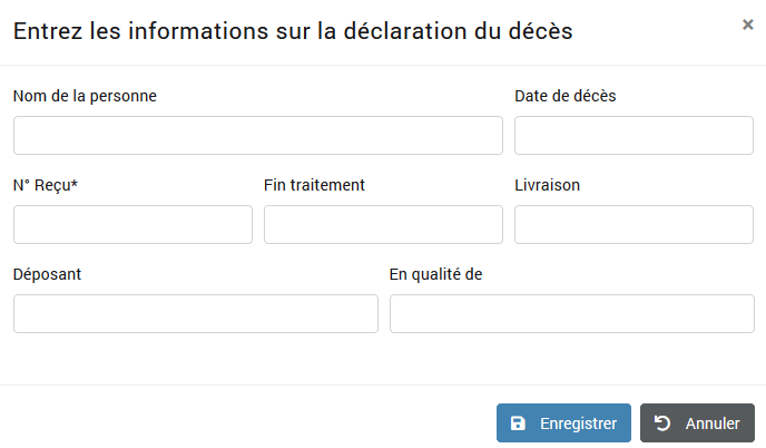 Fiche Déclarer acte