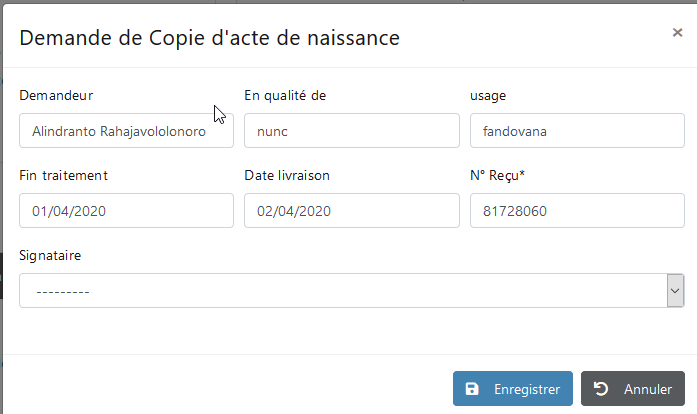 Fiche d&rsquo;un document